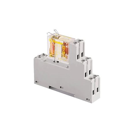 Interfaz modular con relé 8A 2NA Input 24VCD  250-400VCA