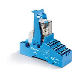 Interfaz modular con relé SSR 27mm 4NA 7A Input 120VAC