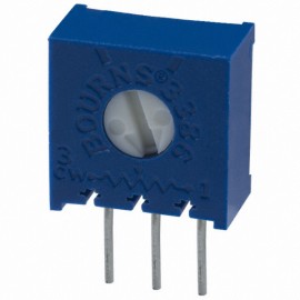 Potenciómetro Trimpot cuadrado horizontal de 1 vuelta 1M 0.5W
