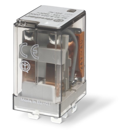 Relevador de potencia 8 pines 48VCD 2CO 2NA2NC AgNi 12A 250V