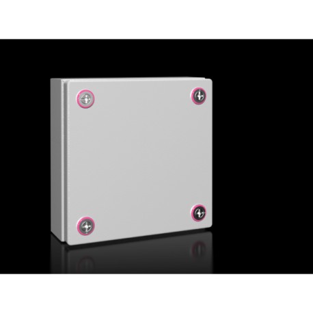 KX Caja de bornes de chapa de acero 200Hx200Wx80Dmm IP66 RAL7035 Sin placa.Mont