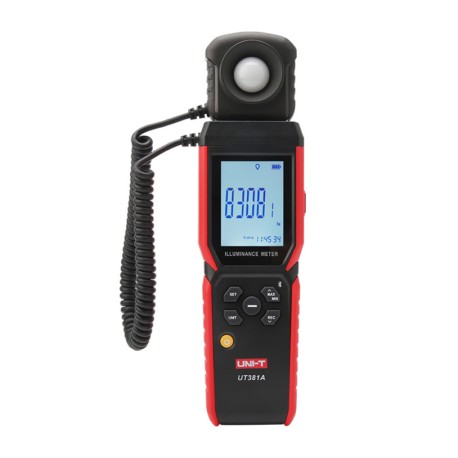 Luxometro digital 1,000-400,000 lx medidor rotatorio integrado