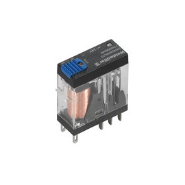 DRI424024LTD Relevador industrial 8 pines24VCD 2NANC 5A 250VCA AgSnO