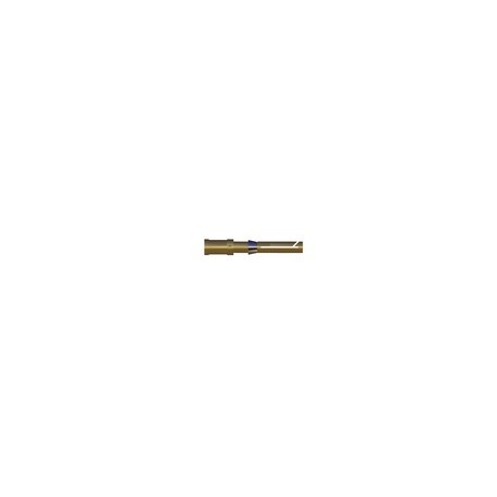 HDC-C-HD-BM2.5AG Pin hembra para crimpar 2.5mm² 14AWG 10A Oro