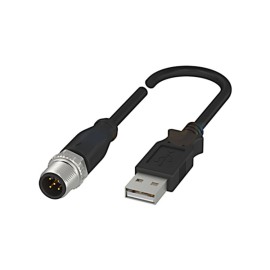 SCM-USM12 Cable conector 5Pin m12 a USB para ADIO