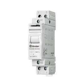Telerruptor modular tipo conmutador de 4 secuencias 120VCA 2NA 16A 250V Riel DIN