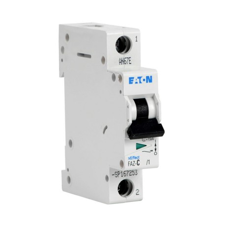 FAZ6-C16/1 Interruptor termomagnético miniatura MCB 1P 16A 10kA Curva C