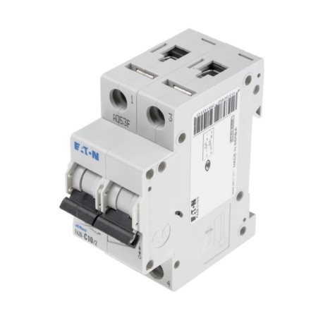 FAZ6-C10/2 Interruptor termomagnético miniatura MCB 2P 10A 10kA Curva C