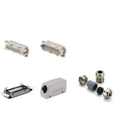 HDC-KIT-HE 24.130 M KIT RockStar Salida lateral 24P+PE 16A 500V Grupo8 M32