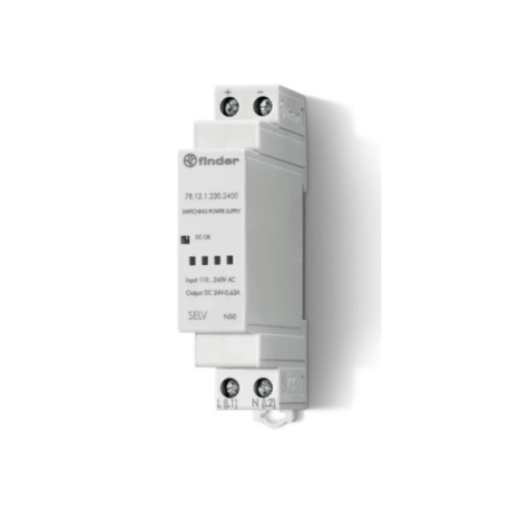 Fuente de alimentación monofásica para OPTA PLR Serie 8A 110-240V Output 12W 24V