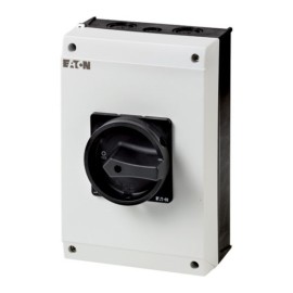 T5-3-8342/I5/SVB-SW Interruptor CAM principal Maneta roja 6P 100A con caja IP65.