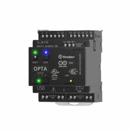 OPTA Advanced Relevador lógico programable 24VCD 4NA 10A 250V
