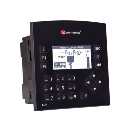 Vision™PLC+HMI 8 Digital, 2 D/A, 2 TC/PT100 Inputs 10 Transistor/2A Outputs