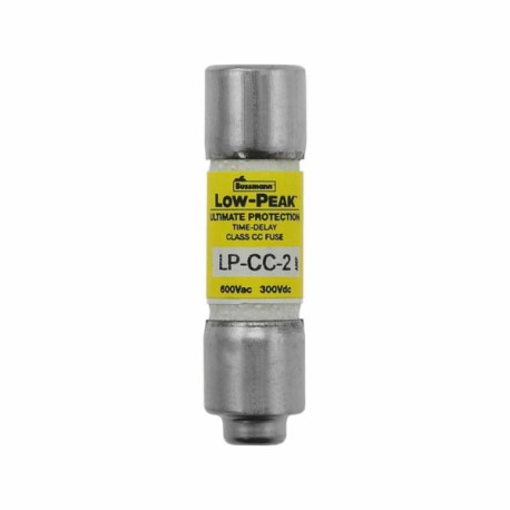 LOW PEAK FUSIBLE ACCION RETARDADA CLASE CC 10X38MM 2A 600VCA 200KA