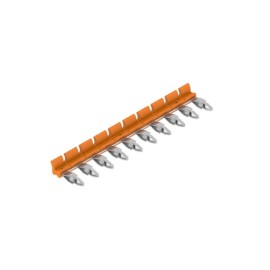 TCC 6.4/10 OR PUENTE DE CONEXION PASO 6.4MM 10 POLOS NARANJ 10A 300V P/TERMSERIE
