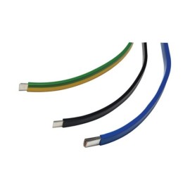 CU-BAND10X50X1-BK BARRA DE COBRE MULTICAPA FLEXIBLE 1250A 1000VCA NEGRO