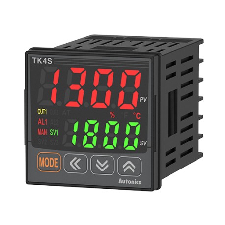 TK4S-22RN Control de temperatura DIN48WX48H 24VCA/CD Relay 2AL