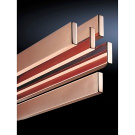 SV BARRAS COLECTORAS DE E-Cu 20X10MM 2400MM DE LARGO 3 PZA