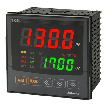 TK4L-14RC Control de temperatura DIN96WX96H 100-240VCA Relay+0/4-20mA/SSR 1AL