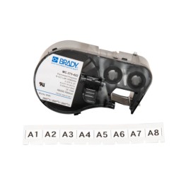 Etiqueta termocontractil 3/8″ 20-10AWG 0.375Dia in x 7L ft Negro en Blanco