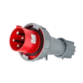 Clavija aérea 63A 3P+T 400VCA 11h Rojo IP66-IP67