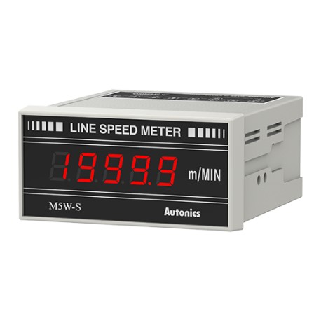 M5W-S-1 Medidor digital de velocidad para panel 72WX72Hmm 100/220VCA Indicador