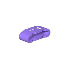 CLI M 2-4 VI/WS 7 MP Manguitos para soportes identificadores -7- Violeta 100Pz