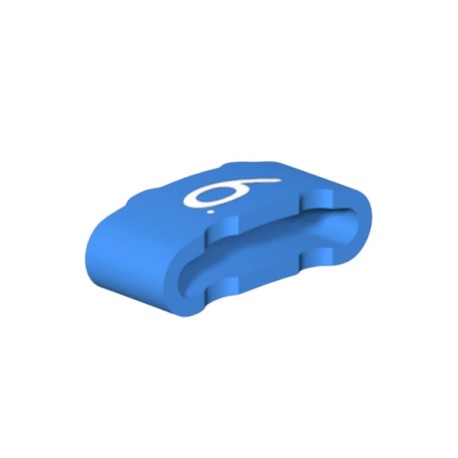 CLI M 2-4 BL/WS 6 MP Manguitos para soportes identificadores -6- Azul 100Pz
