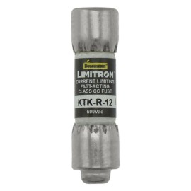 Limitron Fusible de acción rápida Clase CC 10x38mm 12A 600VCA 200kA