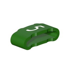 CLI M 2-4 GN/WS 5 MP Manguitos para soportes identificadores -5- Verde 100Pz