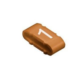 CLI M 2-4 BR/WS 1 MP Manguitos para soportes identificadores -1- Cafe 100Pz