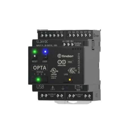 OPTA Plus Relevador lógico programable 24VCD 4NA 10A 250V