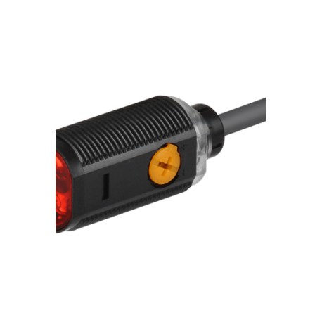 BRQP1M-DDTB Sensor fotoeléctrico pequeñ plástico M18 Dif-Reflectivo 1m 24VCD NPN