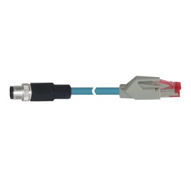CIR-2-VG Cable comunicación Conector macho M12 12Pines CD 2m a RJ45