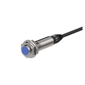 PRDL12-4DN2 Sensor inductivo largo M12 sensado ext 4mm Rasante 24VCD NPN NC