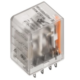DRM270024L Relevador EMC 8pines 24VCD 2CO10A 250V AgNi