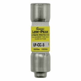 LOW PEAK FUSIBLE ACCION RETARDADA CLASE CC 10X38MM 3A 600VCA 200KA