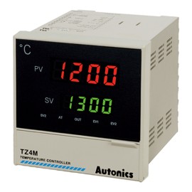 TZ4M-24R Control de temp PID dual-speed DIN72WX72H 100-240VCA Relay 2Eventos