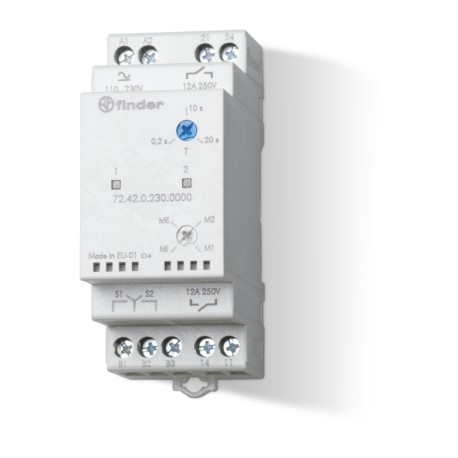 Relé especifico de alternancia de carga 110-240VAC/DC 2NA 12A 250V