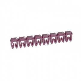 CAB 3 Identificador de cable 1.5-2.5mm² 16-14AWG Color violeta Numero 7