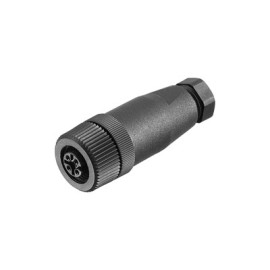 SAIB-4/7-(KV) Conector hembra recto M12 4P PG7 Codigo A IP67