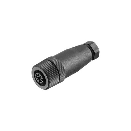 SAIB-4/7-(KV) Conector hembra recto M12 4P PG7 Codigo A IP67