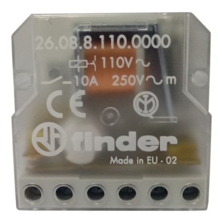 Telerruptor electromecánico desviador de 4 secuencias 110VCA 2NA 10A 250V Panel