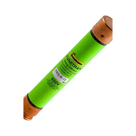 Fusetron Fusible accion retardada Clase RK5 2-Elemento 21x127mm 15A 600VCA 200kA
