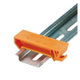 MOFU 35 Pie de montaje para montarse en Riel DIN TS 35 Color naranja